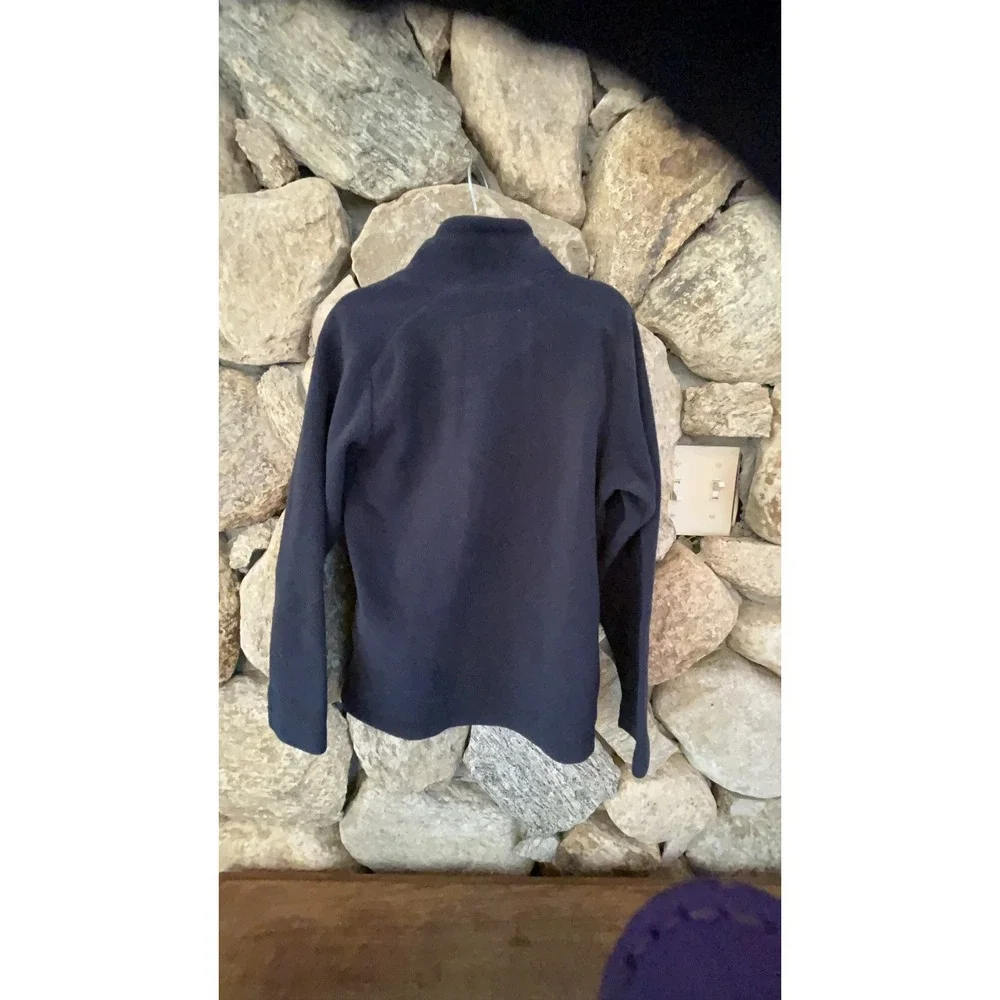 Helly Hansen 6 Navy Blue Fleece Jacket full Zip Small Embroidered Logo kids